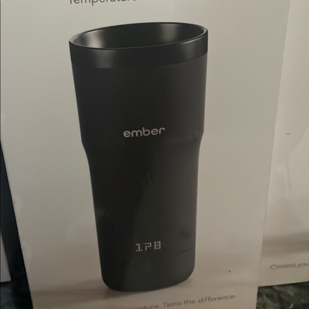 Ember temperature control tumble and black mug